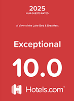 A View of the Lake B & B award from Hotels.com